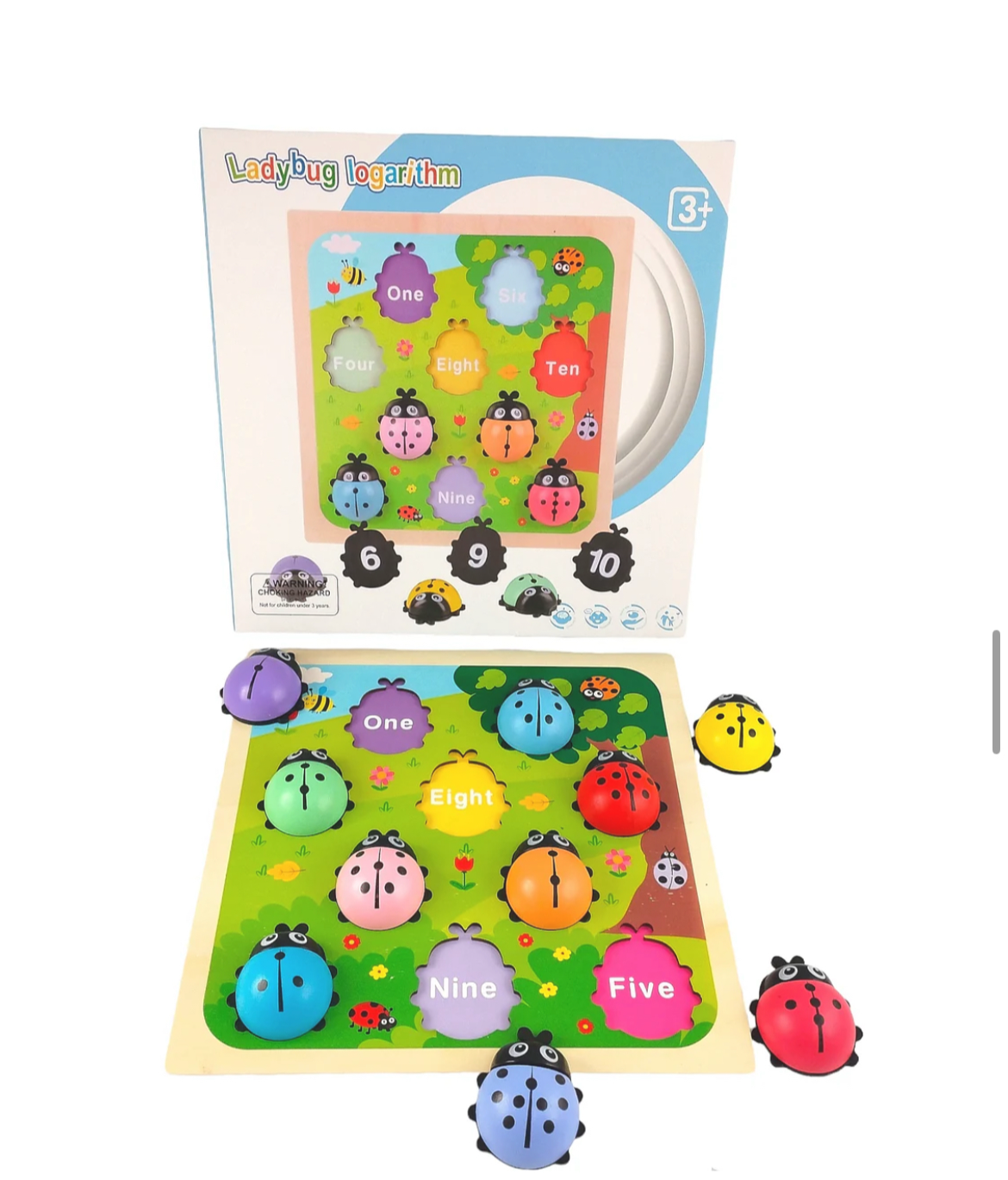 Ladybug Number Matching Game