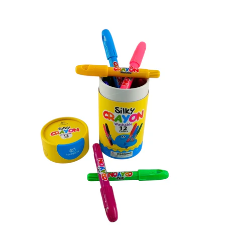 12pc Silky Crayons