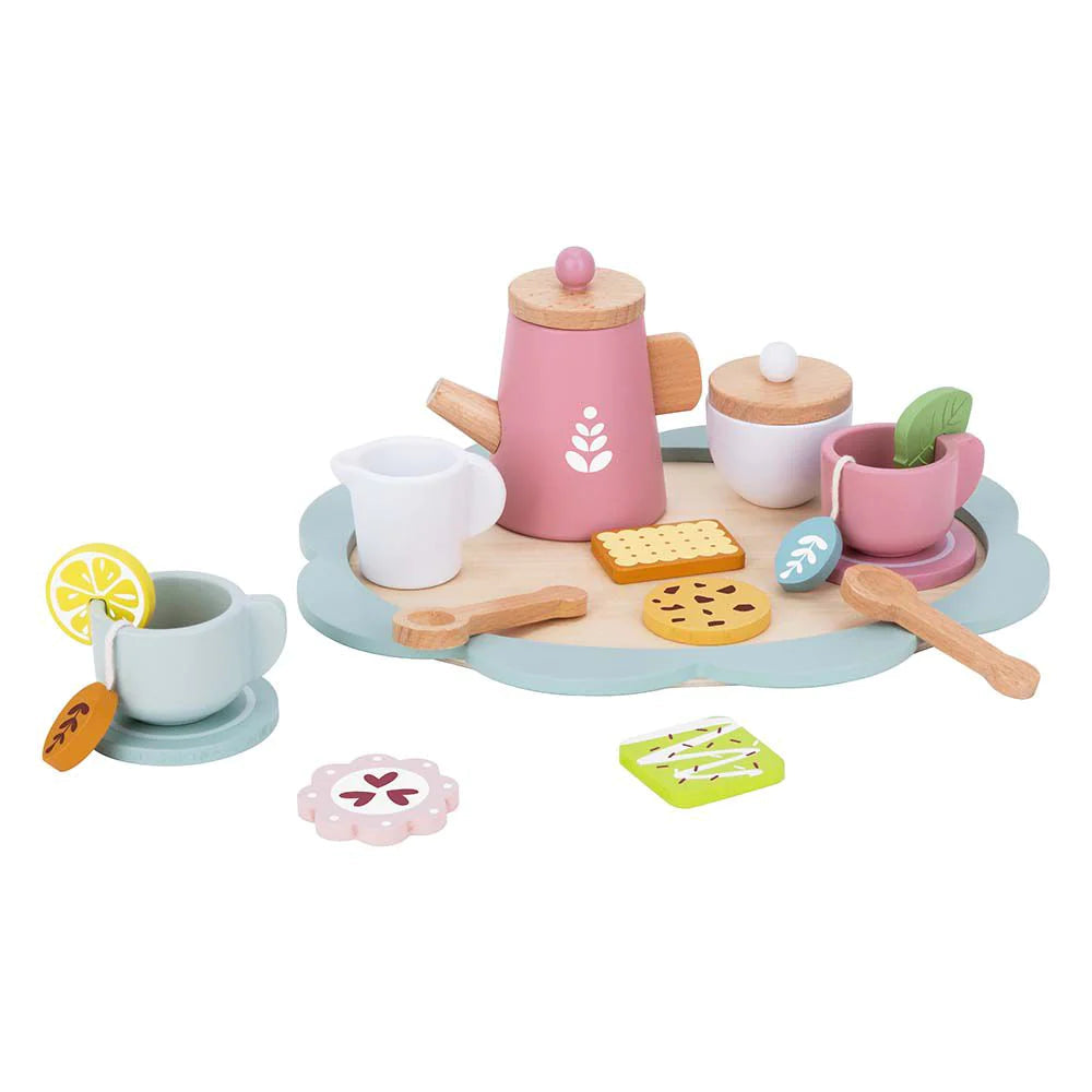 Wooden Afternoon Tea Set