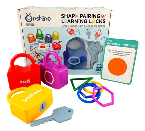 Shape & Colour Learning Locks