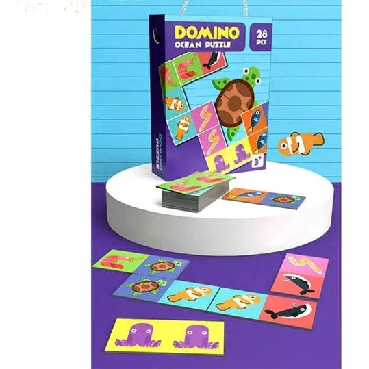 Ocean-Themed Domino Set