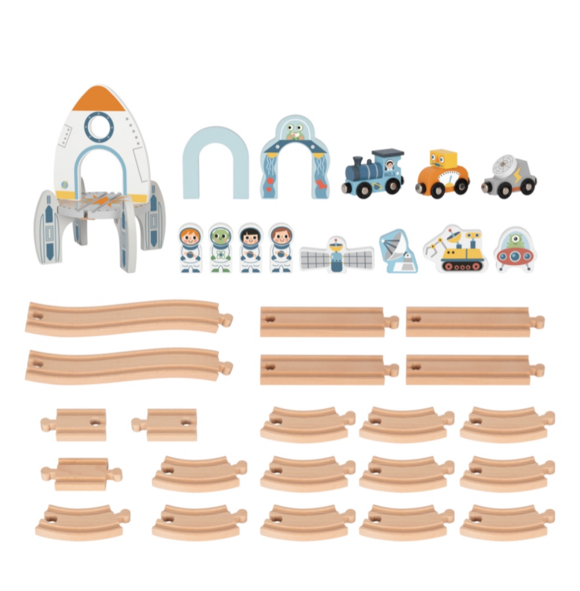 Space Themed Train Track