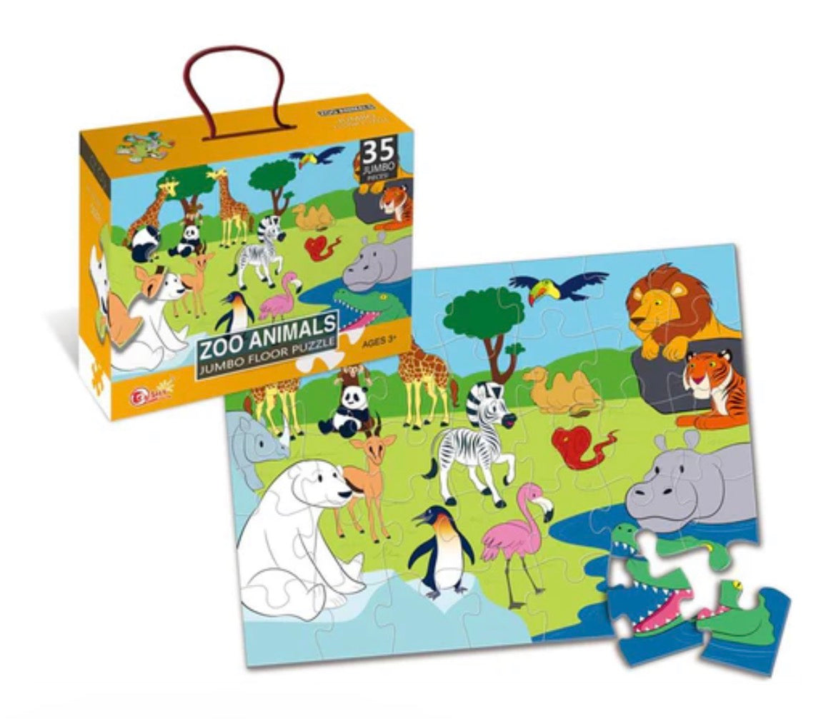 Jumbo Themed Puzzle 35pc