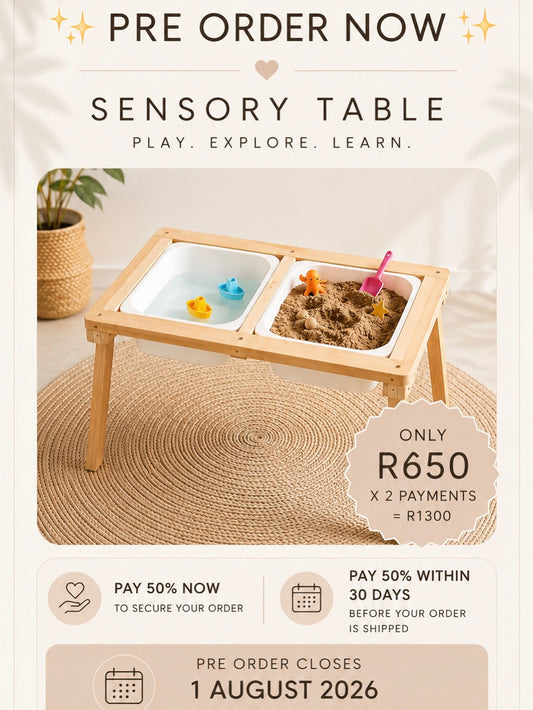 Pre-order Sensory Table