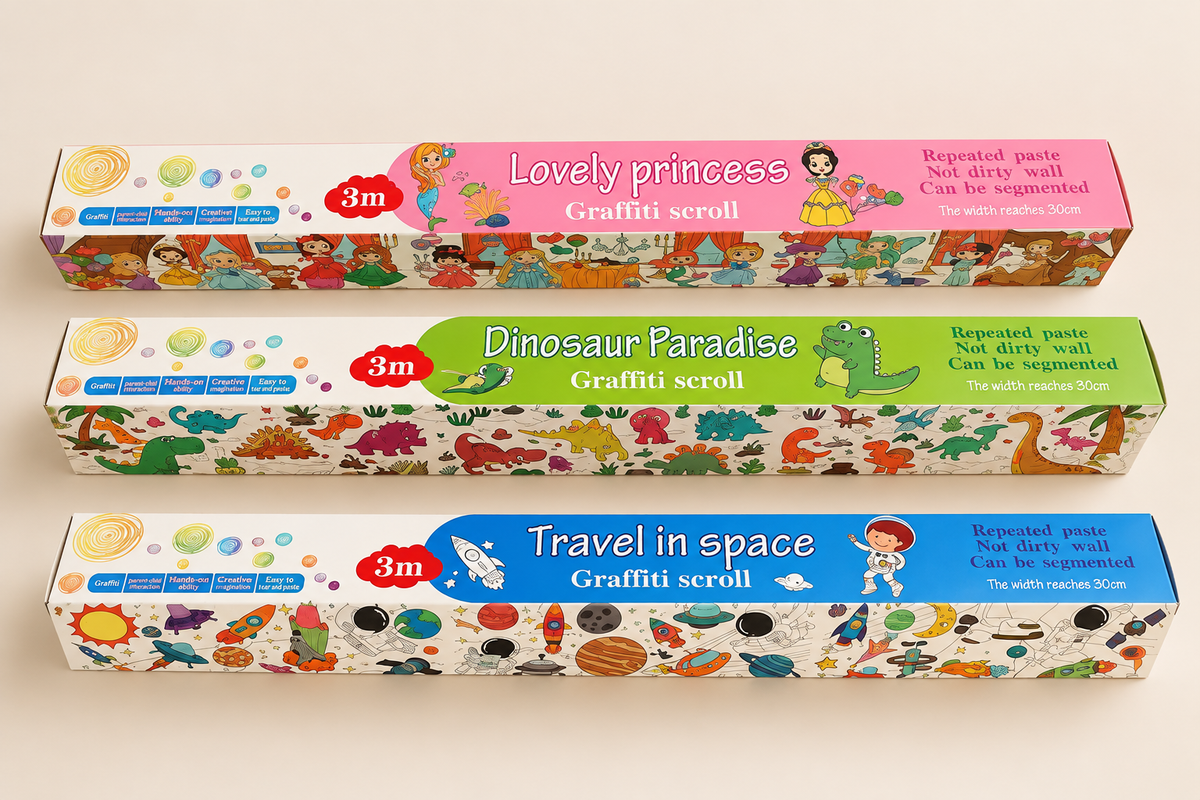 3Meter Colouring Scroll