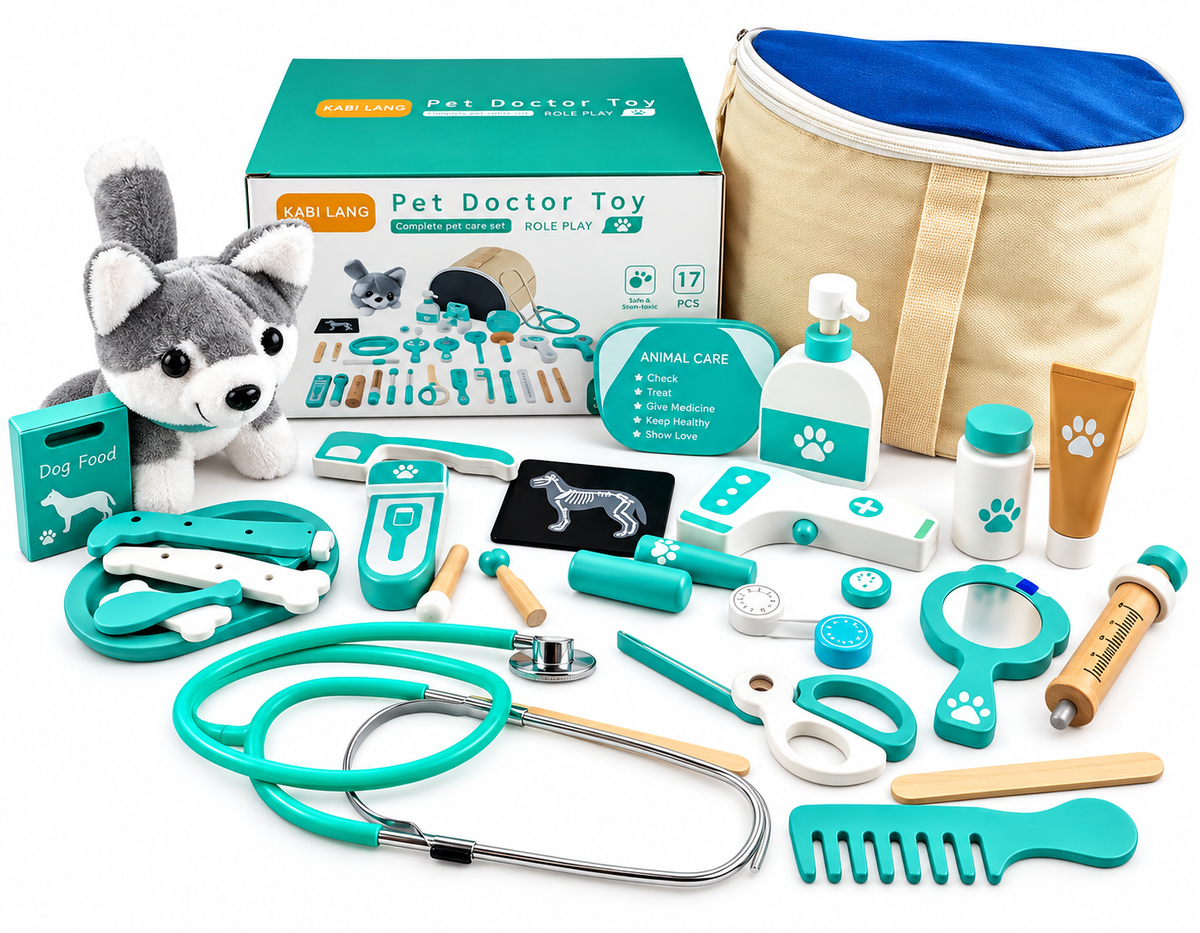 Wooden Vet Set
