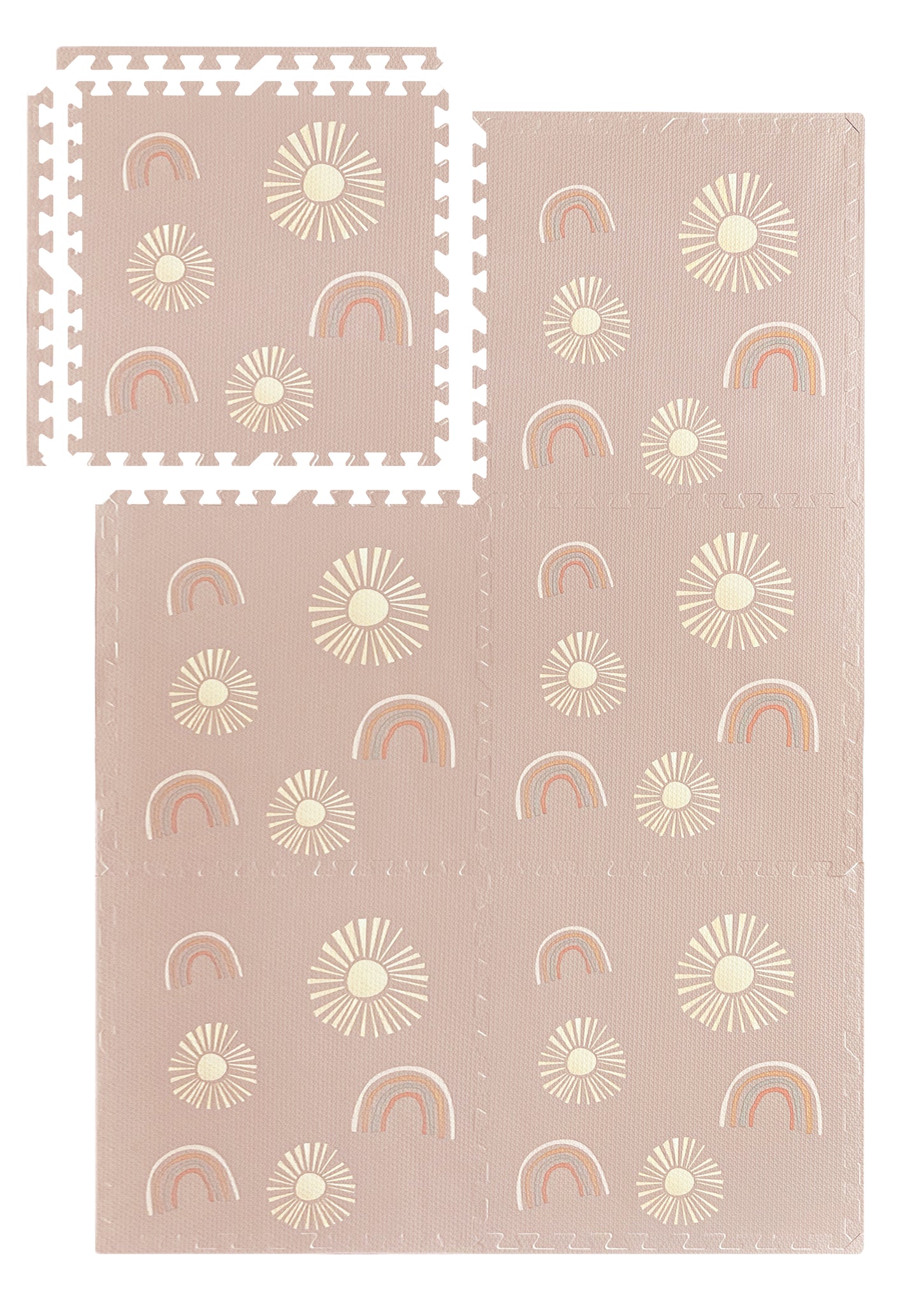 Rainbow Interlocking Foam Mats